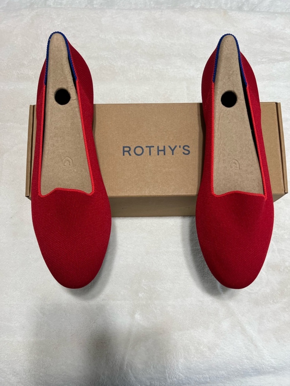 NIB Rothy’s Lounge Loafer Bombshell Red Size 11 - Picture 7 of 12